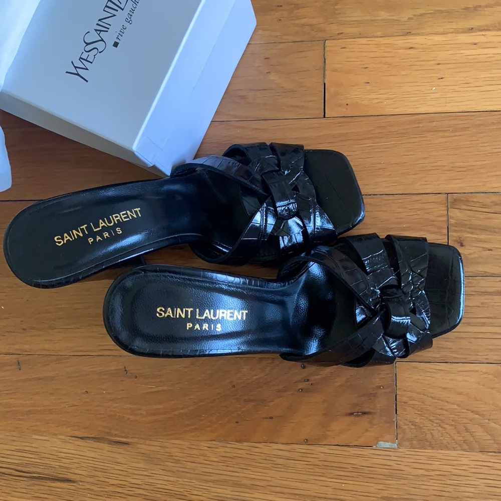 NEW Vintage YSL Saint Lauren heels size 38 - Picture 12 of 14